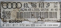 фото thumb №5, Audi a4 компьютер двигателя 03l906018jp 0281017372