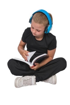 DOOKY Junior blue 3+ защитные наушники с шумоподавлением (5-16 лет)