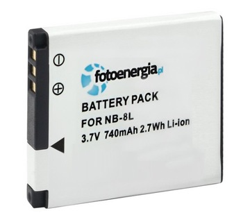 АККУМУЛЯТОР ДЛЯ CANON NB-8L NB-8LH NB8LH A300 A3100 A3300 740MAH