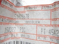 фото thumb №8, Молдинг накладка бампера перед fiat doblo 2009- 51828678