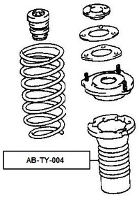 фото thumb №2, Защита амортизатора перед lexus is200 is300 1999-