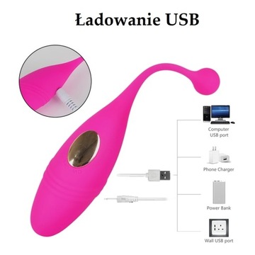 ВИБРАЦИОННЫЙ МАССАЖЕР SEX EGG USB ПУЛЬТ ПУЛЬТА