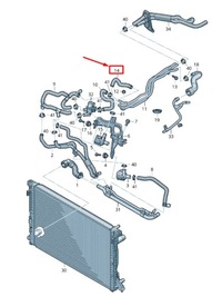 фото thumb №1, Audi a6 c8 двигатель heating шланг 4k0819370j original