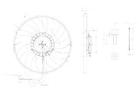 Вентилятор радіатора audi a4 b6 2.0tdi a6 c6 06-11 в Україні, фото thumb