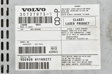 фото thumb №6, Зчитувач дисків cd 30737973-1 volvo xc90 1 i 02-06