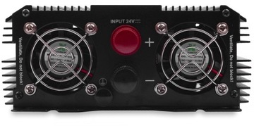 PRZETWORNICA NAPIĘCIA 24V 230V 1000/2000W USB VOLT