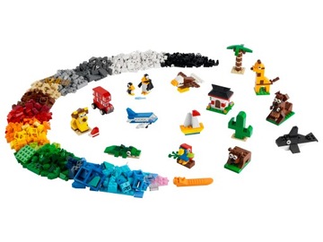 LEGO 11015 Classic - Dookoła świata Klocki 950 ele. Idealne na Prezent NOWE