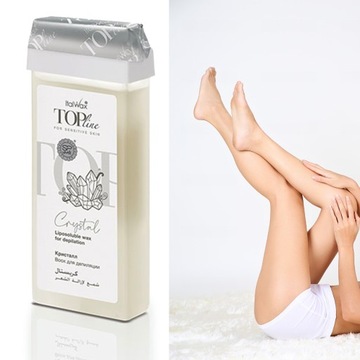 ItalWax 8x воск для депиляции CRYSTAL в рулоне + полоски