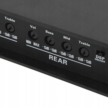 Автомобильный усилитель DSP, 4-канальный вход RCA