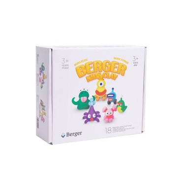 B-CLAY PLASTIC PASTE MONSTERS 18 баночек по 500 г
