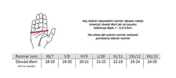 RĘKAWICE NA QUADA CROSSA KOMINIARKA 2XL 23-24cm