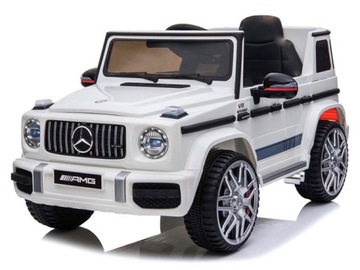 MERCEDES G63 АККУМУЛЯТОРНЫЙ АВТОМОБИЛЬНЫЙ КОЖАНЫЙ ПИЛОТ 12V7Ah КОЛЕСА EVA 4-ДВИГАТЕЛИ 4x4