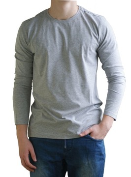 Футболка с длинными рукавами LONGSLEEVE Серая M
