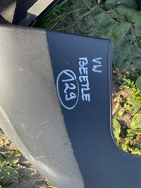 фото thumb №9, Vw beetle 16-19 r-line спойлер диффузор накладка w бампер зад 5c5807568