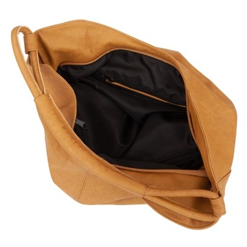 MUSZTARDOWA TOREBKA SKÓRZANA WŁOSKA MIĘKKA SKÓRA MIODOWA TORBA SHOPPER