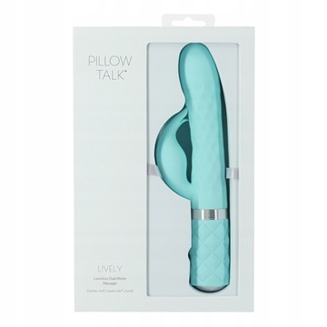 TALK LIVELY WIBRATOR KRÓLICZEK Z ROTACJĄ PILLOW