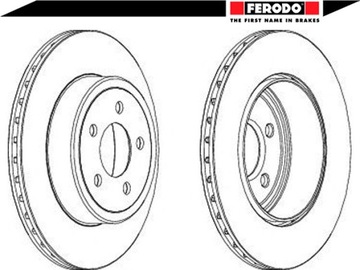 фото thumb №2, Ferodo ddf1766c-1 диск гальмівна