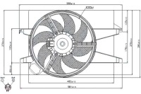 Купити Nissens вентилятор радіатора з корпус ford fies, фото thumb