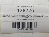 Радио проигрыватель cd дисплей рамка opel insignia a 22739814 20935346 Цена, фото thumb