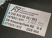 фото thumb №8, Сиденье правые перед кожа с подогревом mercedes sl r230