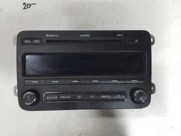 фото thumb №1, Skoda fabia 2 ii 07-10r roomster радіо cd радіопрогравач 5j0035161c