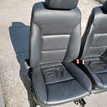 фото thumb №4, Bmw e61 сидіння оббивка шкіра чорна підігрів пам'ять