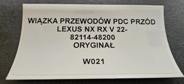 фото thumb №8, Жгут провод pdc перед lexus nx rx v 22- оригинал 82114-48200