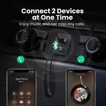 АДАПТЕР AUX BLUETOOTH 5.0 Приемник UGREEN 3,5 мм