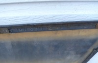 Молдинг dół хром дверь правый задний  mercedes w140 Оригинал, фото thumb