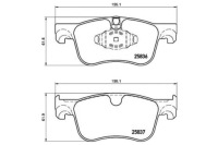 фото thumb №1, Brembo тормозные колодки тормозные citroen c4 grand picasso i