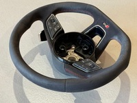 фото thumb №6, Audi rs5 rs4 8w f5 руль алькантара мультифункция лепестки ручка