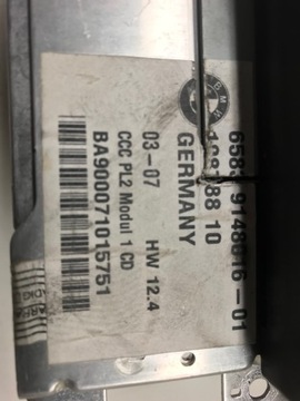 фото thumb №12, Радио навигация ccc dvd 6583 9148016-01 жгут bmw e90 e91 e92 европа