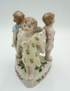 A-N SZKATUŁKA PORCELANOWA DZIECI -KOLOROWE