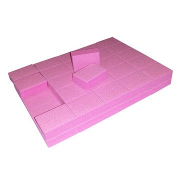 Мини-полировальный блок Pink Buffer 120/120 - 5 х 50 шт.