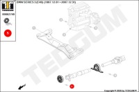 фото thumb №14, Шарнир гибкий вала приводного bmw volvo