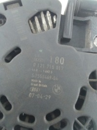 H742 генератор bmw e92 n43b30 7550469 Оригинал, фото thumb