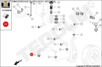 Втулка ричаг. bmw p. 5 f10/6 f13 10- нижний le/pr передняя внутренний. в Украине, фото thumb