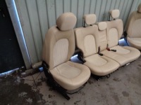 Купити Сидіння заднє сидіння обшивки lancia musa 2004-2012r. велюр шкіра бежева європа, фото thumb