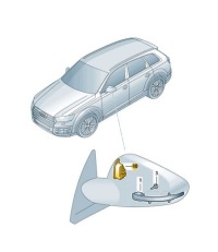 # лампа ostrzeg. асистент поперечина руху audi q5 q7 Доставка, фото thumb