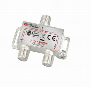 Разветвитель для DVB-T DC 1/2 5-2500 МГц.