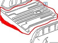 Купить Пол задний  mercedes g-kl gelenda puch 460 461 now, фото thumb