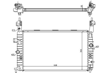 фото thumb №2, Радіаторів двигуна opel meriva a 1.4-1.8 05.03-05.1