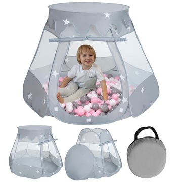 SELONIS NZ-100X-33-GREY ТЕНТ-ЗАМОК ДЛЯ СУХОГО БАССЕЙНА с шариками 600 шт.
