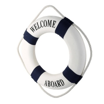 Welcome LIFE BOJA KONSERWATOR ŁODZIE ŻEGLARSKIE MOTYW MORSKI KOŁO RATUNKOWE WYSTRÓJ