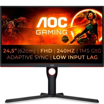 Монитор 24 AOC Gaming 240 Гц 0,5 мс VA LED DP HDMI