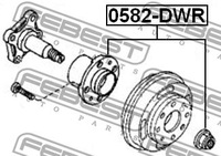 фото thumb №3, Ступиця колеса задня do mazda demio 1.3