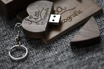 Свадебный подарок USB Pen Drive 64 ГБ в форме сердца