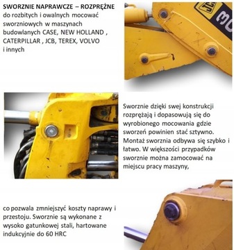 РЕМОНТНЫЕ ШТИФТЫ задней бабки TEREX FERMEC 760 860 960