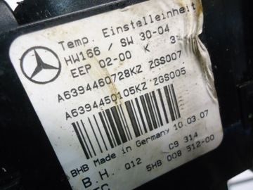 фото thumb №5, Mercedes viano vito 639 панель управление кондиционера воздуховод a6394460728kz