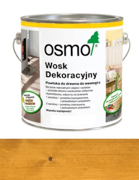 OSMO ДЕКОРАТИВНЫЙ ВОСК ДЛЯ ДЕРЕВА 3103 ДУБ СВЕТЛЫЙ 0,75л